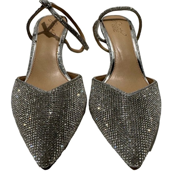 JEWEL BADGLEY MISCHKA NWOB $129 Georgina Ankle Strap Heels Size 8.5 - Picture 8 of 10